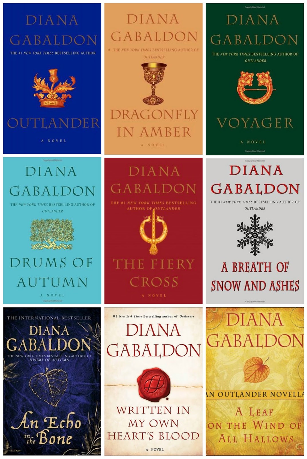 Les 9 livres Outlander