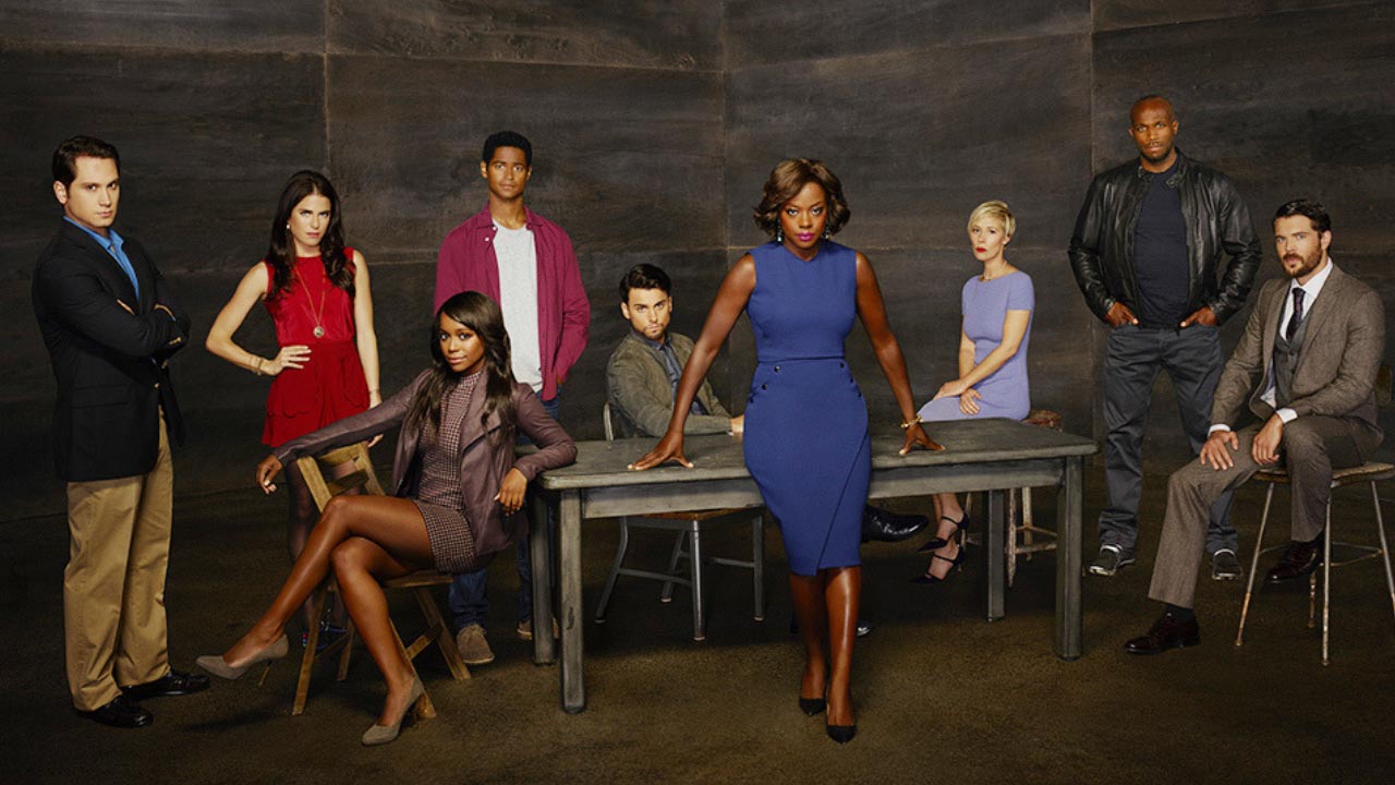 Affiche des personnages de la série How to get away with murder