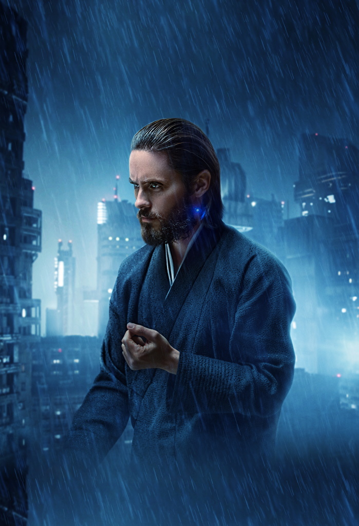 Jared Leto en tant que Niander Wallace sous la pluie